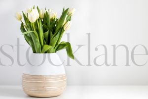 Horizontal stock photo of flowers in vase