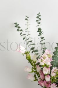 Vertical stock photo of flowers in vase