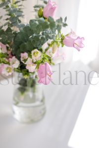 Vertical stock photo of flowers in vase