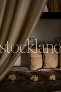 Vertical Stock photo of Moroccan bedroom and decor