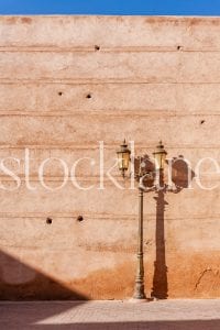 Vertical stock photo of lamp post