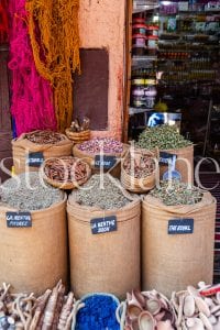 Vertical stock photo of spices