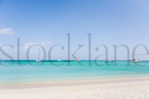 Horizontal stock photo of Caribbean beach