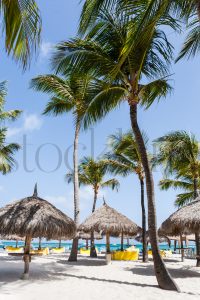 Vertical stock photo of beach