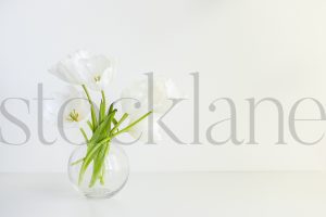 Horizontal stock photo of flowers in a vase