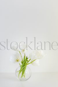 Vertical stock photo of flowers in vase