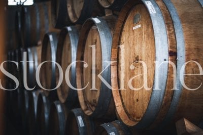 Horizontal Stock photo of wine barrell