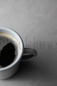 Vertical stock photo of coffee cup
