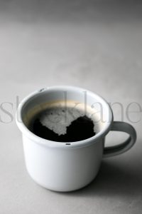 Vertical stock photo of coffee cup