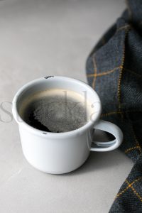 Vertical stock photo of coffee cup