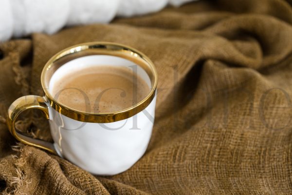 Horizontal stock photo of coffee cup