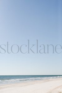 Vertical stock photo of the beach