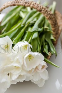 Vertical stock photo of flowers