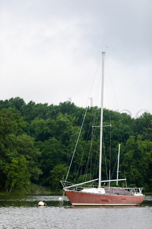 Vertical Stock Photo of a boat