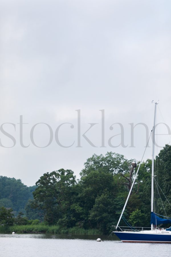 Vertical Stock Photo of a boat