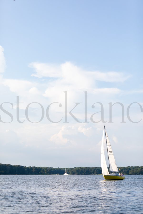 Vertical Stock Photo of a boat