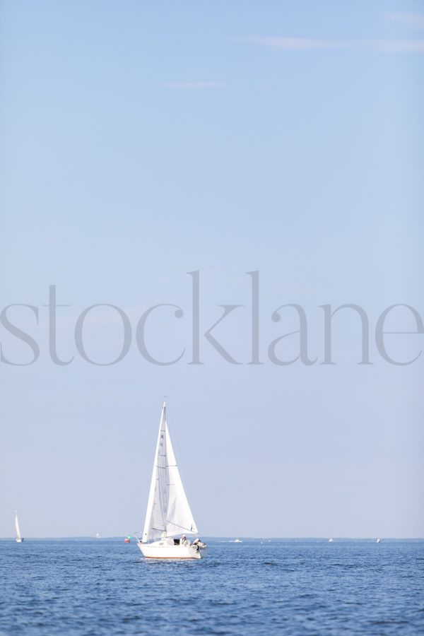 Vertical Stock Photo of a boat