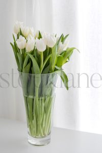 Vertical stock photo of flowers in vase