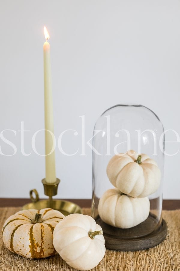 Vertical stock photo of pumpkins