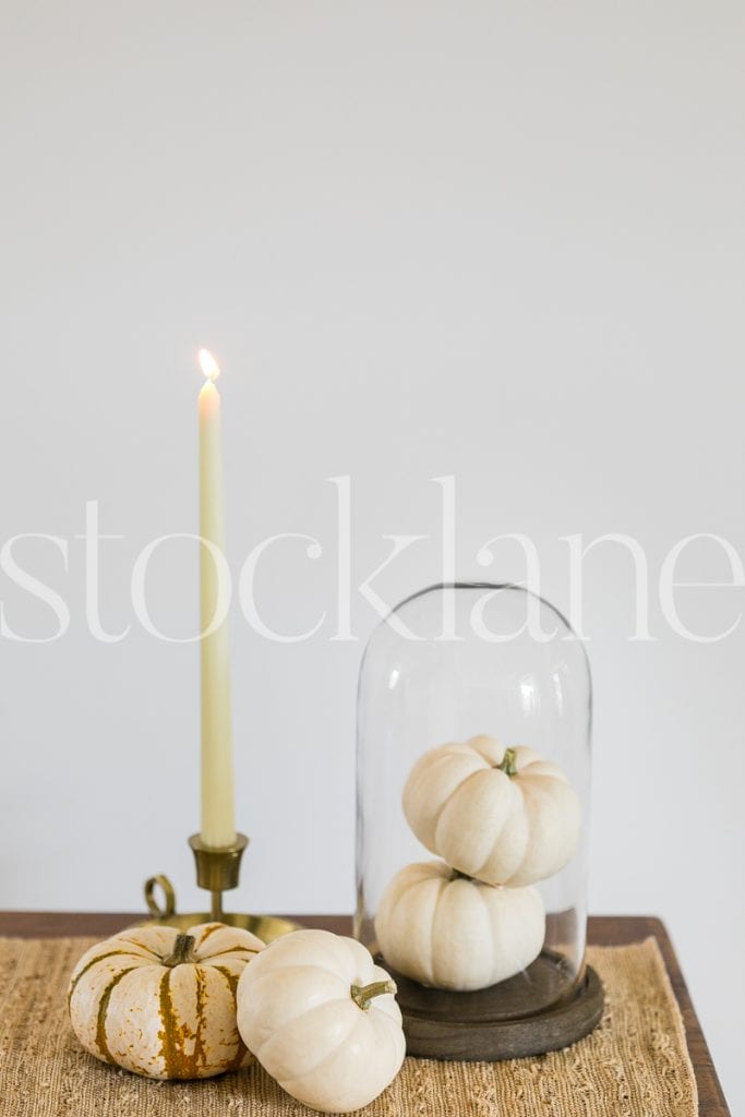 Vertical stock photo of pumpkins