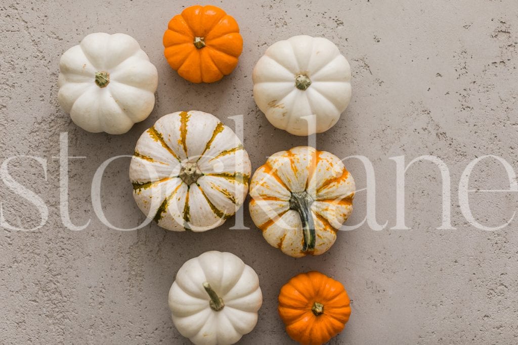 Horizontal stock photo of pumpkins