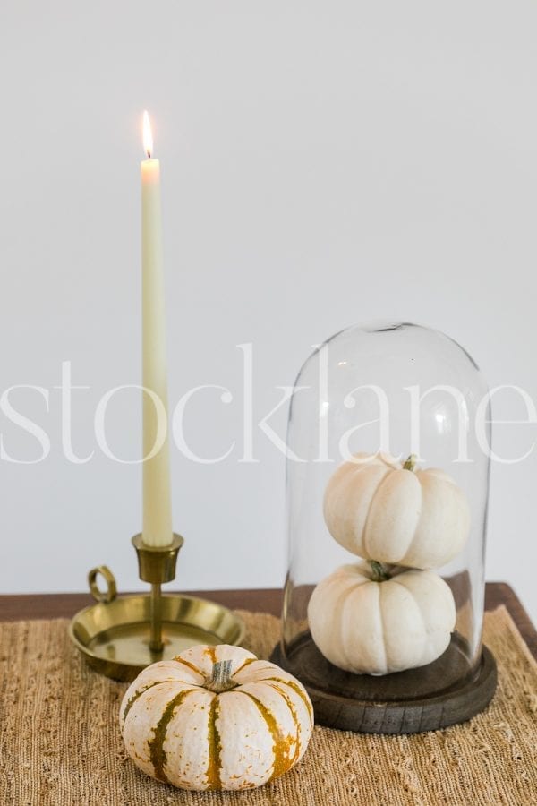 Vertical stock photo of pumpkins