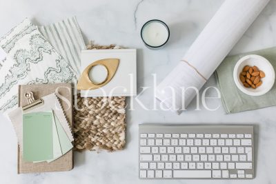 Horizontal stock photo of desktop